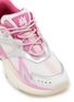 Detail View - Click To Enlarge - AMIRI - MA Runner Leather Textile Women's Sneakers