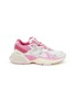 Main View - Click To Enlarge - AMIRI - MA Runner Leather Textile Women's Sneakers