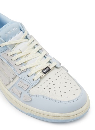 Detail View - Click To Enlarge - AMIRI - Two-Tone Skel Top Leather Low Top Women's Sneakers