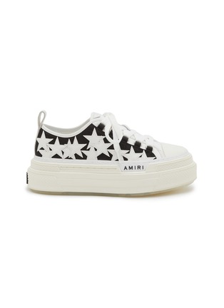 Main View - Click To Enlarge - AMIRI - Starts Court Platform Leather Low Top Women's Sneakers