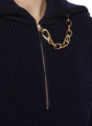  - VALENTINO GARAVANI - Maglia Half Zipped Wool Sweater