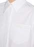  - VALENTINO GARAVANI - Embroidered Loop Trim Pocket Cotton Shirt