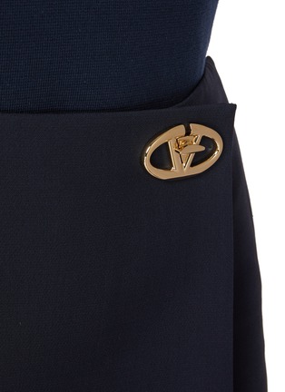 - VALENTINO GARAVANI - Crepe Couture Wool Silk Skorts