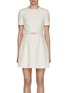 Main View - Click To Enlarge - VALENTINO GARAVANI - Crepe Couture Wool Silk Dress
