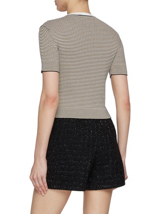 Back View - Click To Enlarge - VALENTINO GARAVANI - Maglia Pattern Crewneck T-Shirt