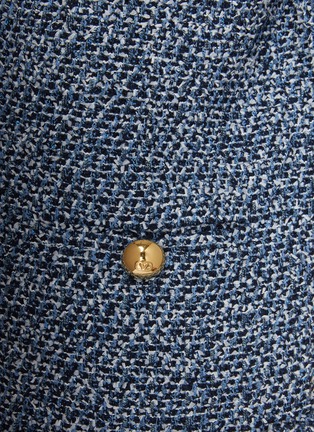  - VALENTINO GARAVANI - Textured Tweed Denim Jacket