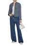 Figure View - Click To Enlarge - VALENTINO GARAVANI - Straight Leg Medium Washed Jeans