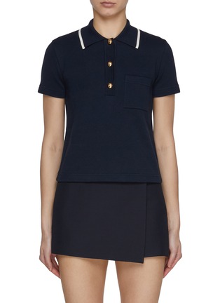 Main View - Click To Enlarge - VALENTINO GARAVANI - Magila Cotton Polo Shirt