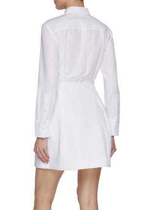Back View - Click To Enlarge - VALENTINO GARAVANI - Cotton Poplin Shirt Dress