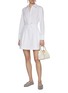 Figure View - Click To Enlarge - VALENTINO GARAVANI - Cotton Poplin Shirt Dress