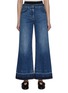 Main View - Click To Enlarge - VALENTINO GARAVANI - Embroidered Medium Washed Jeans