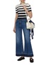 Figure View - Click To Enlarge - VALENTINO GARAVANI - Embroidered Medium Washed Jeans