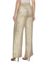 Back View - Click To Enlarge - ST. JOHN - Tie Waist Metallic Fluid Pants