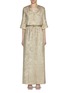 Main View - Click To Enlarge - ST. JOHN - Metallic Fluid Maxi Dress