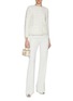 Figure View - Click To Enlarge - ST. JOHN - Guipure Lace Tweed Jacket