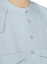  - ST. JOHN - Piping Button Down Blouse