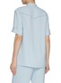 Back View - Click To Enlarge - ST. JOHN - Piping Button Down Blouse