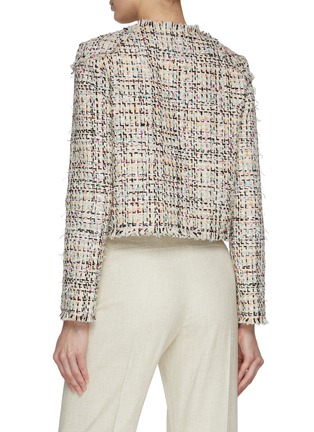Back View - Click To Enlarge - ST. JOHN - Eyelash Tweed Jacket