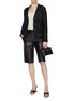 Figure View - Click To Enlarge - ST. JOHN - Buttoned Stretch Cardigan