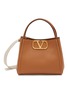 Main View - Click To Enlarge - VALENTINO GARAVANI - Double Handle Leather Bag