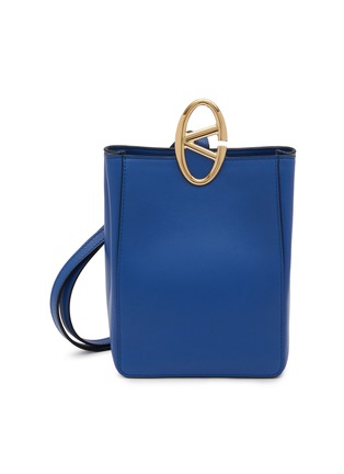 Main View - Click To Enlarge - VALENTINO GARAVANI - The Bold Edition VLogo Leather Crossbody Bag