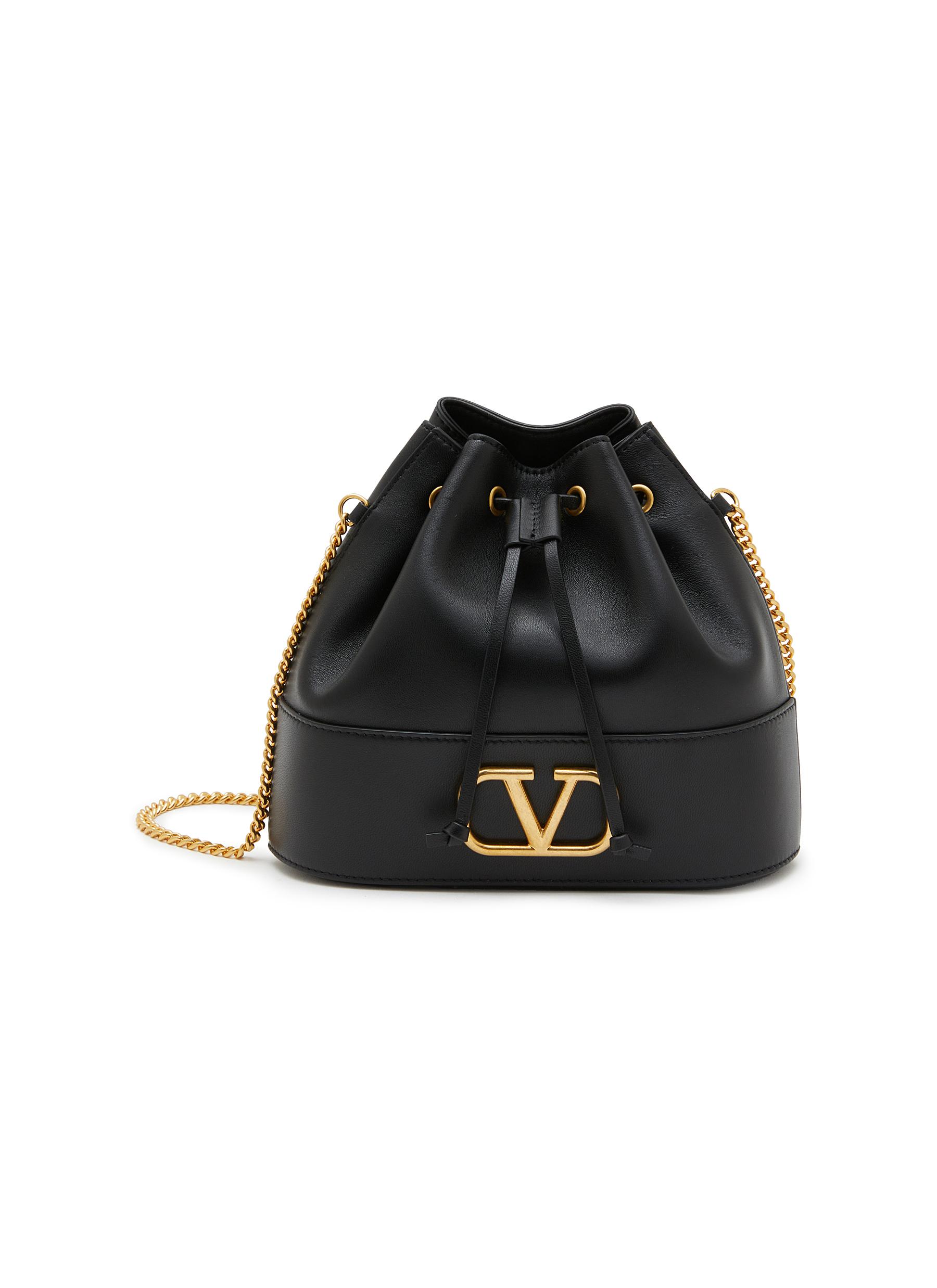 VALENTINO GARAVANI Mini VLogo Signature Leather Bucket Bag Women Lane Crawford