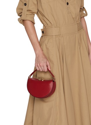 Front View - Click To Enlarge - VALENTINO GARAVANI - Mini The Bold Edition VLogo Leather Handbag