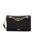 Main View - Click To Enlarge - VALENTINO GARAVANI - Small VLogo Chain Leather Shoulder Bag