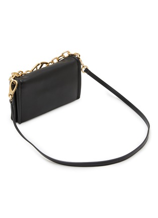 Detail View - Click To Enlarge - VALENTINO GARAVANI - Vlogo Chain Leather Clutch Bag