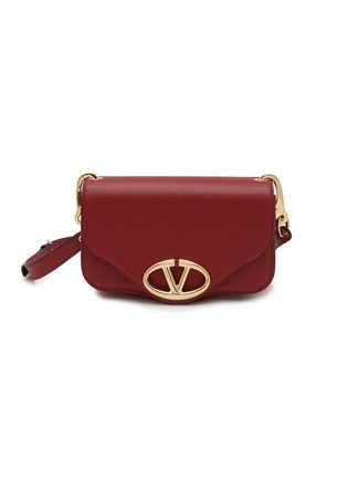 Main View - Click To Enlarge - VALENTINO GARAVANI - Small VLogo Leather Shoulder Bag