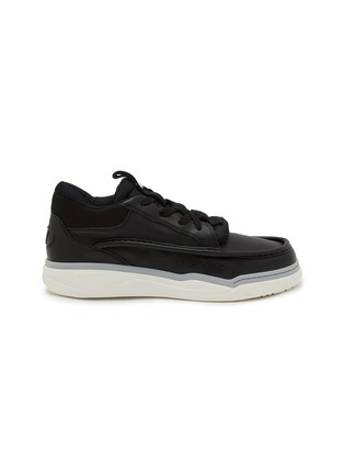 Main View - Click To Enlarge - VALENTINO GARAVANI - Runboot Leather Mid Top Sneakers