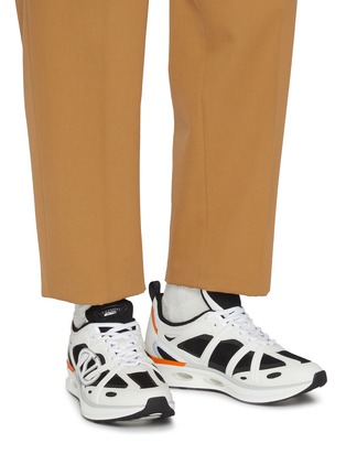 Figure View - Click To Enlarge - VALENTINO GARAVANI - VLogo Leather Easy Jog Sneakers