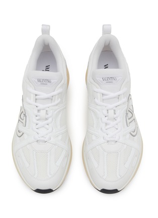 Detail View - Click To Enlarge - VALENTINO GARAVANI - VLogo Leather Easy Jog Sneakers