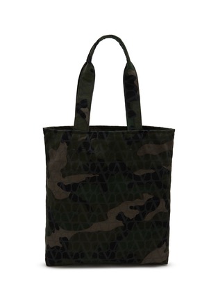 Main View - Click To Enlarge - VALENTINO GARAVANI - Camoutoile Iconographe Canvas Tote Bag