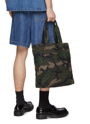 Figure View - Click To Enlarge - VALENTINO GARAVANI - Camoutoile Iconographe Canvas Tote Bag