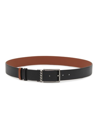 Main View - Click To Enlarge - VALENTINO GARAVANI - Rockstud Buckle Reversible Leather Belt