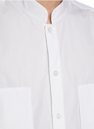  - MORDECAI - Stand Collar Chest Pocket Shirt