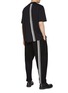 Figure View - Click To Enlarge - MORDECAI - Stripe Pleated Drawstring Pants