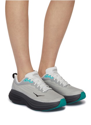 Figure View - Click To Enlarge - HOKA - Bondi 8 TS Low Top Lace Up Runners