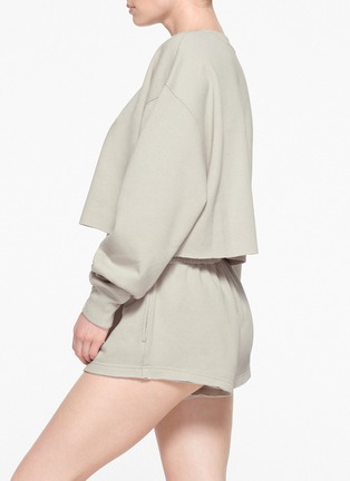 Detail View - Click To Enlarge - SKIMS - Cotton Fleece Loose Shorts