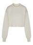 Main View - Click To Enlarge - SKIMS - Cotton Fleece Cropped Crewneck Sweater