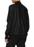 Back View - Click To Enlarge - RICK OWENS  - Blister Leather Bomber Jacket