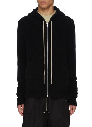 Main View - Click To Enlarge - RICK OWENS  - Zip Up Hooded Jacket