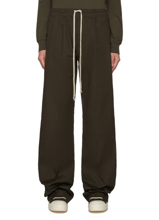 Main View - Click To Enlarge - RICK OWENS  - Dietrich Heavy Cotton Blend Straight Leg Pants