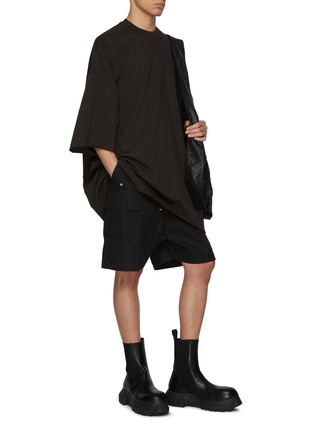 Figure View - Click To Enlarge - RICK OWENS  - Tommy Oversized Cotton T-Shirt