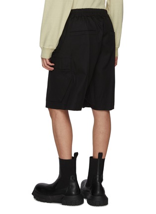 Back View - Click To Enlarge - RICK OWENS  - Cargobela Drawstring Shorts