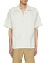 Main View - Click To Enlarge - DENHAM - Cotton Linen Bowling Shirt