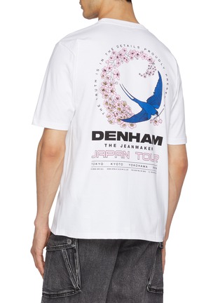 Back View - Click To Enlarge - DENHAM - Japan Tour Print T-Shirt