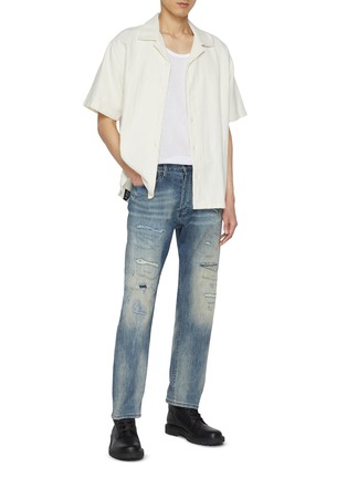 Figure View - Click To Enlarge - DENHAM - Free Move Repair Tapered Jeans