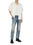 Figure View - Click To Enlarge - DENHAM - Free Move Repair Tapered Jeans